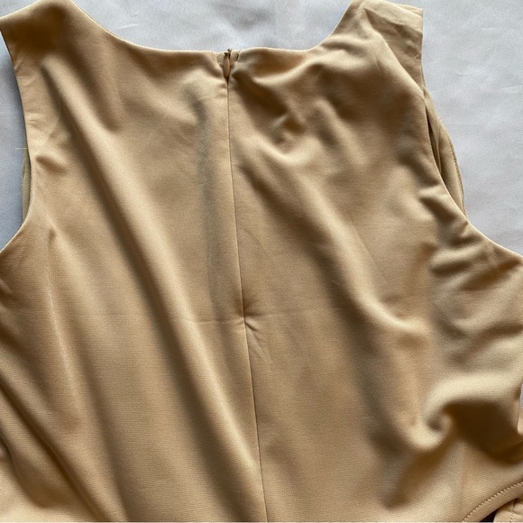 Apricot BELONGSCI Women 2025 Sweet and Cute Sleeveless Racerback Flared Swing - Picture 6 of 8